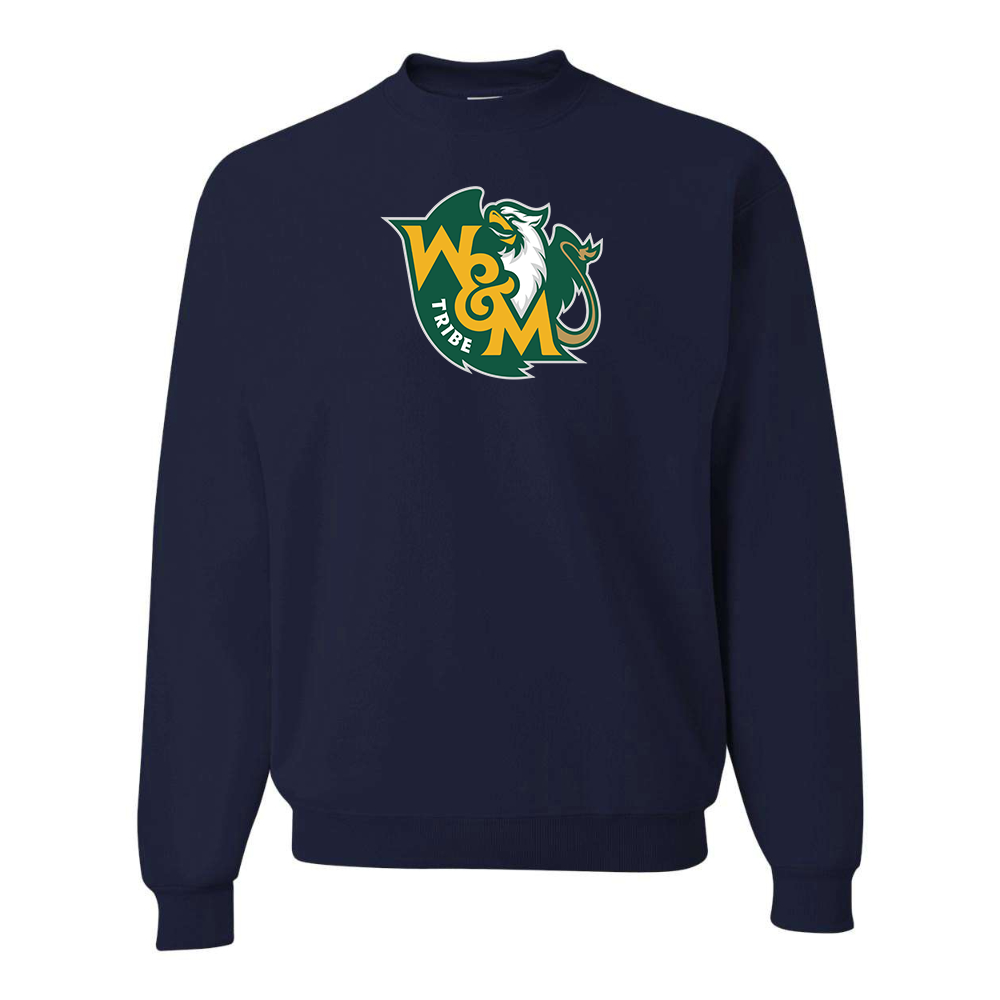 Men's William and Mary Tribe   JERZEES NuBlend Crewneck Sweatshirt